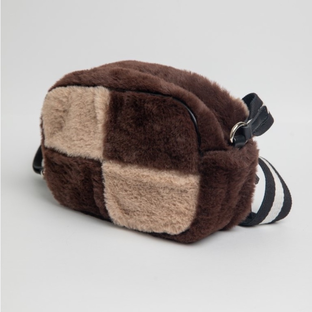 Skinnydip London Millie Fluff Camera Crossbody Bag